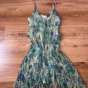 Y2K Pixie Paisley Midi Dress